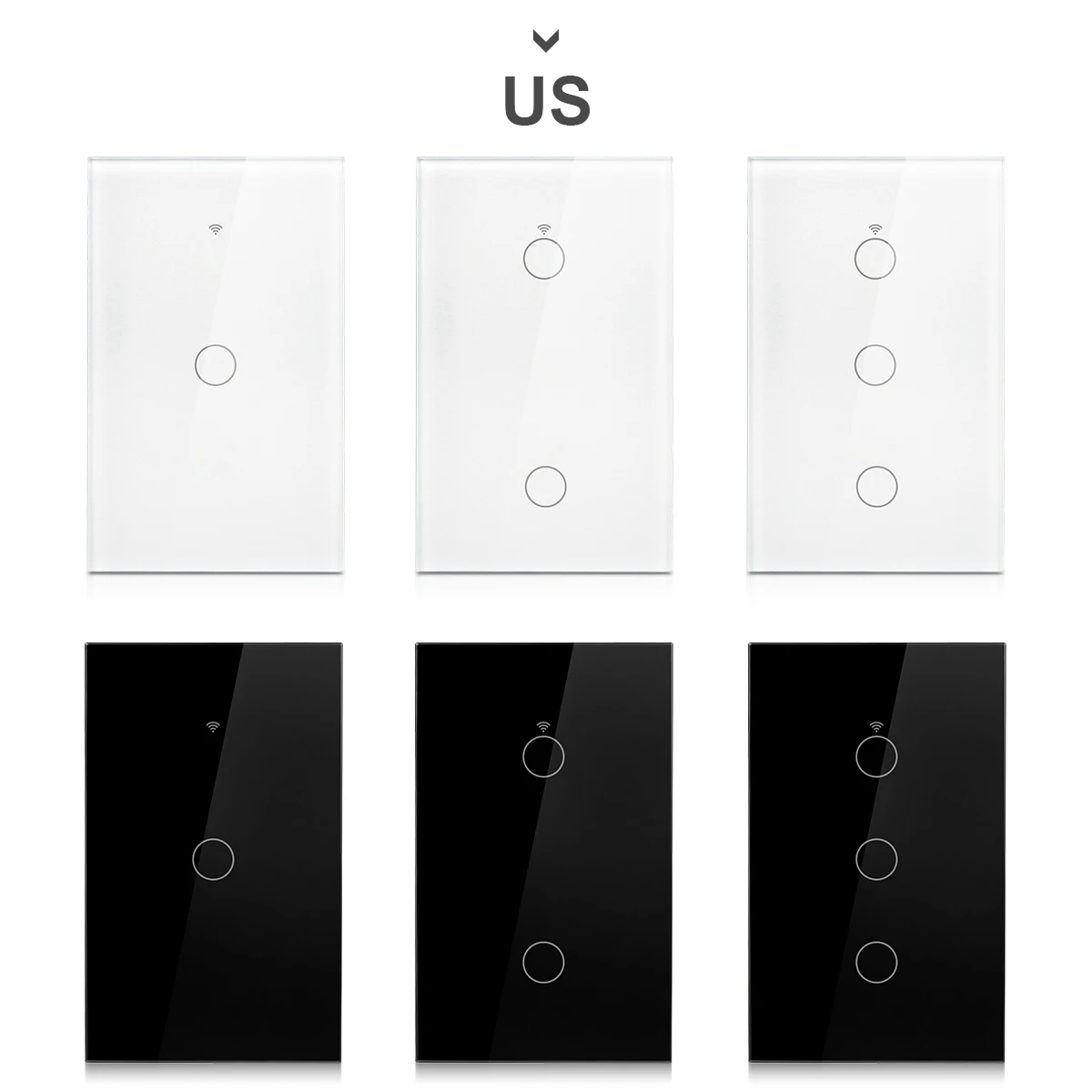Homekit Smart WiFi Switch Touch Sensor Wall Light Switches Smart Home App Siri Control dla Apple Homekit NO Neutral Wire Require