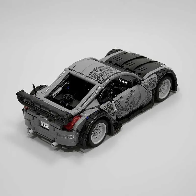 Super Sportwagen Moc Bouwstenen DK's 350Z (1:12) Kampioen Snelheid Auto Model Technologie Blokken Montage Gift Speelgoed DIY Sets