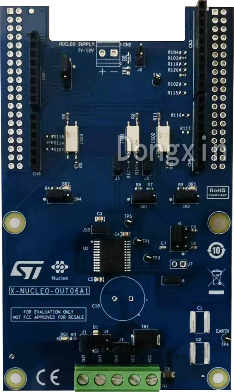 Original X-NUCLEO-OUT06A1 based on IPS1025H-32 industrial digital output expansion board