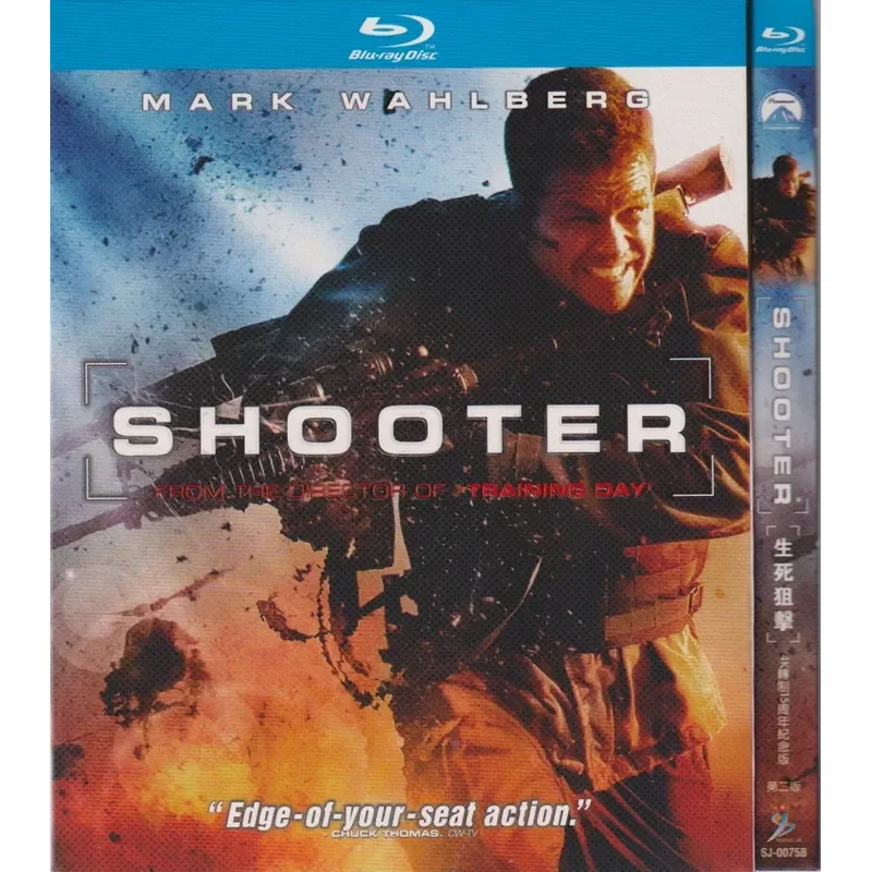 Blu-ray American Action Thriller Movie Life and Death Sniper High Definition 1080P 1BD Disc Non-DVD