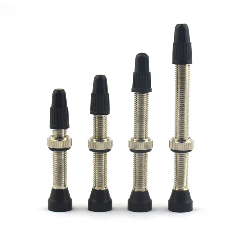 40/44/48/60mm Bike Tubeless Presta Valves for MTB Road Bicycle Tubeless Ready Tire no tube camera Tyre Valve Copper wholesale