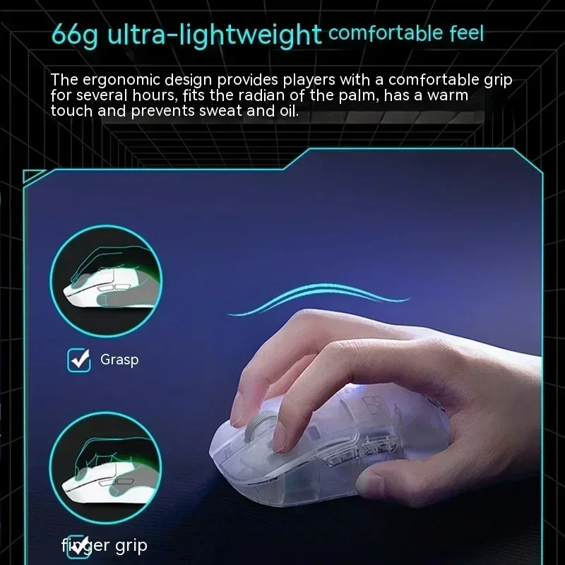 

Hecate G3M ProPaw3395 Сенсорная беспроводная игровая мышь Эргономичный легкий дизайн Электронные спортивные компьютерные настольные аксессуары