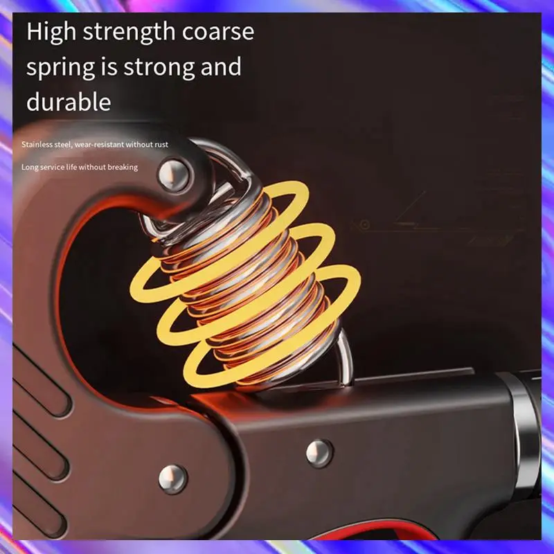 

L71A 2 Pack Hand Grip Strengthener For Muscle Building And Injury Recovery 11-220 Lbs Hand Squeezer Adjustable Resistance