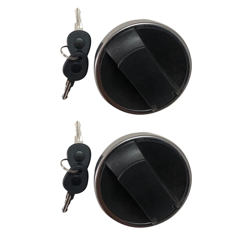 2X Fuel Tank Cover For Scania Truck Gas Cap With Lock Key 2993923 1402004 1481301 Automobiles Exterior Parts