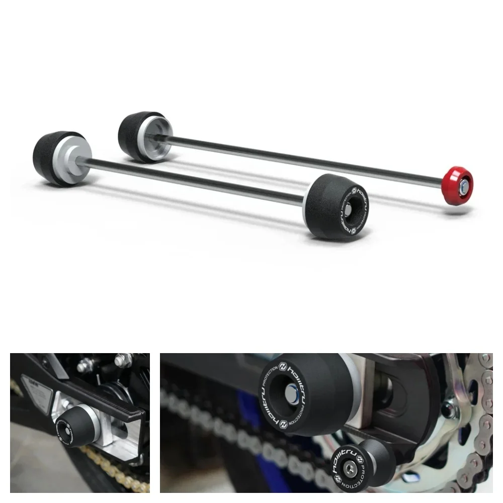 

For Aprilia Tuono V4 Factory / Tuono V4 1100 RR Factory 2011-2025 Motorcycle Wheel Protector Rear Front Axle Fork Crash Slider