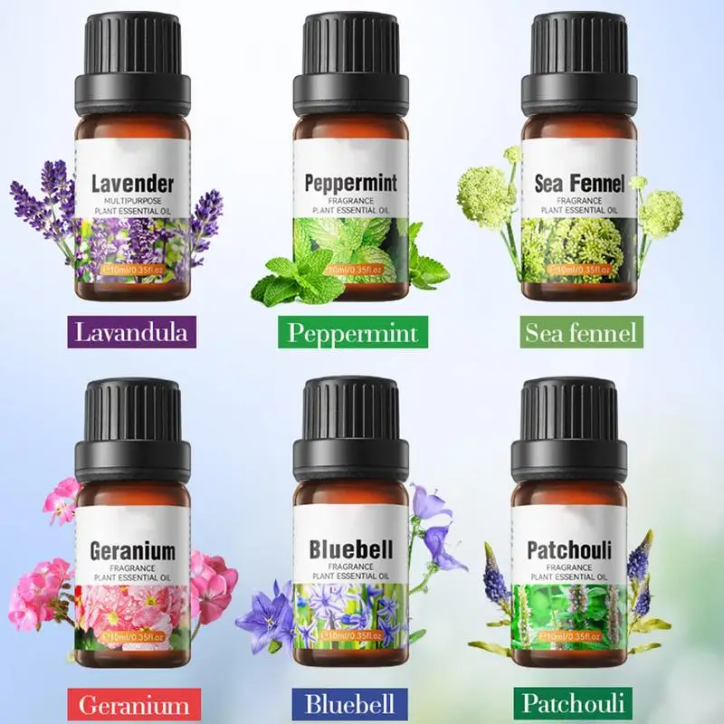 6 יחידות ארומתרפיה ארומתרפיה לחות שמן גוף לחות לעור שמן גוף טבעי לעור לחות מזין עבור כל סוגי העור