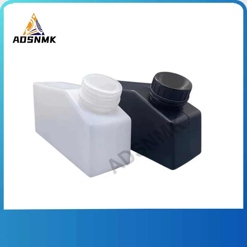 1PC 500ML UV Ink Cartridge Empty Tank Corrosion Resistant White/Black For Eco-solvent Printer Sub Bulk CISS For Mimaki Roland