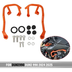 Upper Lower Orange Crash Bar For DUKE990 DUKE 990 2024 2025 Accessories Lower Engine Guard Crash Bar Protection