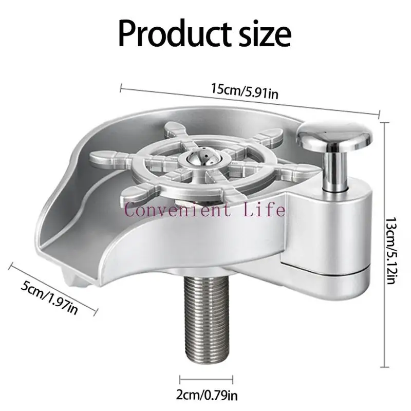 L1EE Press Control Glass Cleaner Liquid Soap Dispenser voor commerciële gootstenen