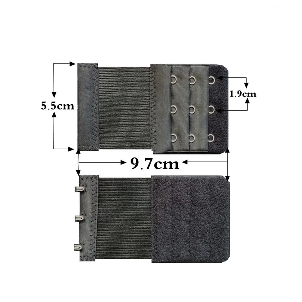 

6Pcs Bra Extender Elastic Buckle Strap 3 Hook Adjustable Comfortable Extension for Weight Gain Pregnancy Breastfeeding