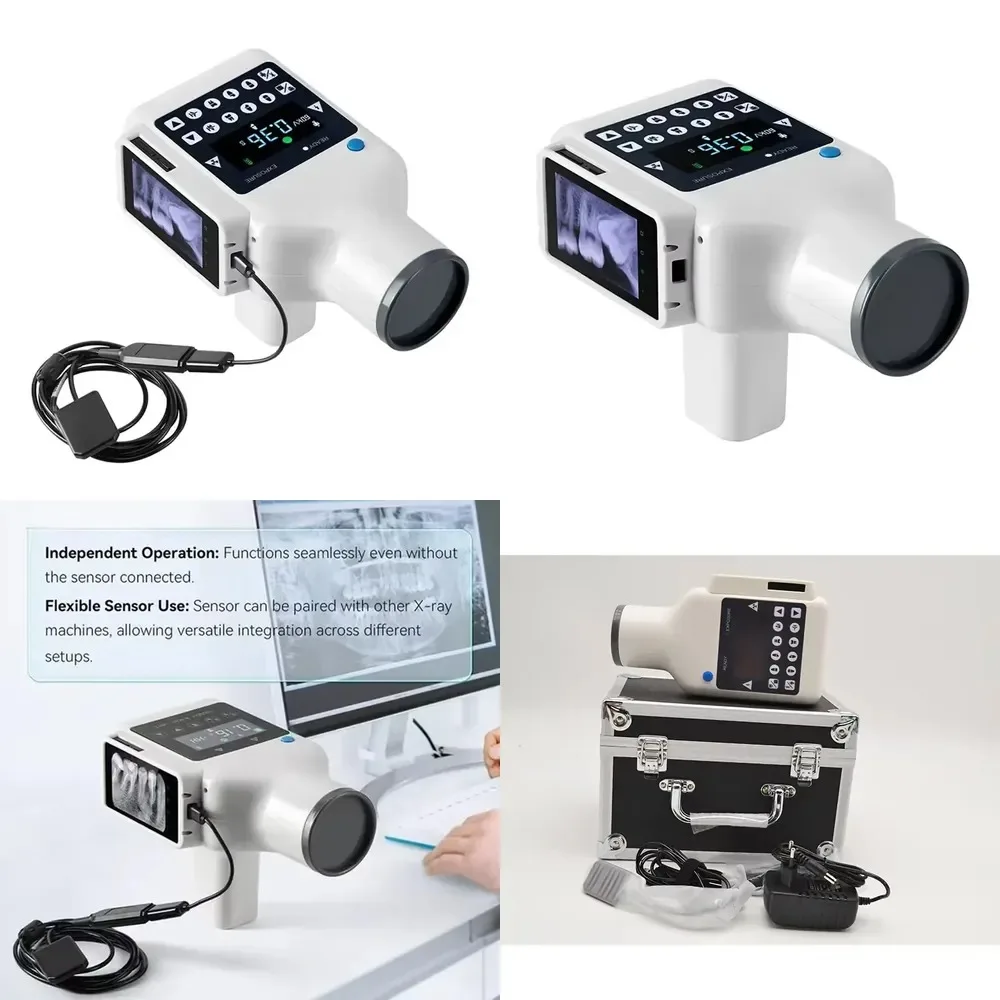 C13 Portable X Ray Machine Combo Set - New Design with Integrated Sensor for On-the-Go Safety Scanning