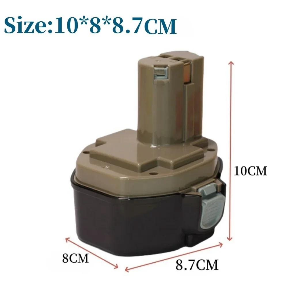 マキタの交換用バッテリー,14.4v,ni-mh,4.8, 6.8, 9.8,12.8ah,14.4v,pa14,1420, 1422, 1433, 1434, 1435,1435f,19269