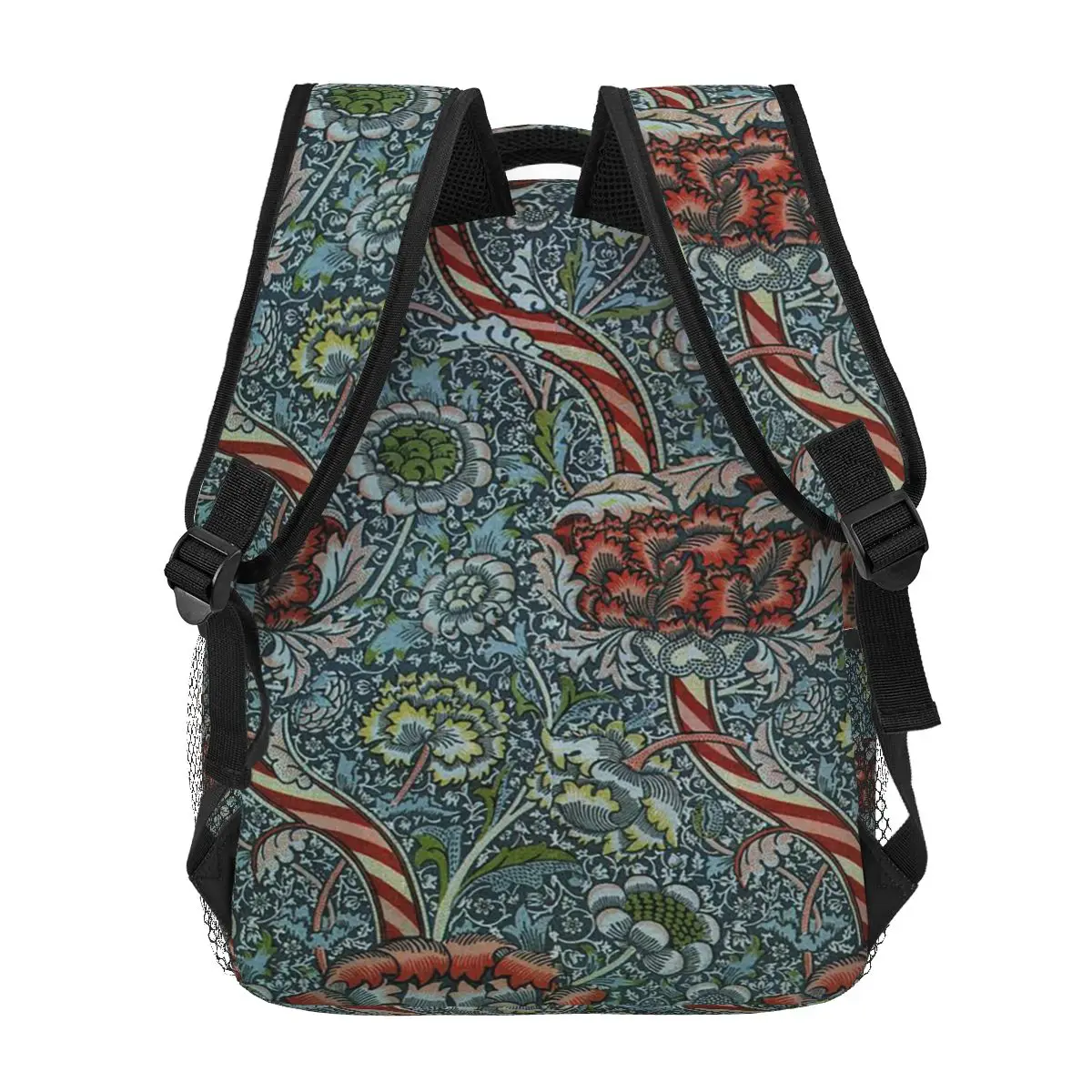 ويليام موريس الأصلي Wandle Chintz 1884 حقائب الظهر بنين بنات الكتب الطلاب الحقائب المدرسية الكرتون الاطفال حقيبة الظهر حقيبة كتف