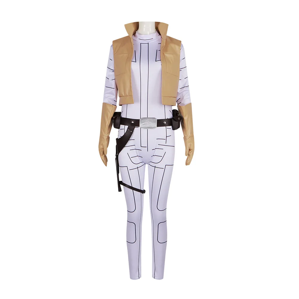 

Princess Leia One-Piece Tight Uniform Cosplay Costume Stage Performance Halloween Suit Chinese Manufacturer