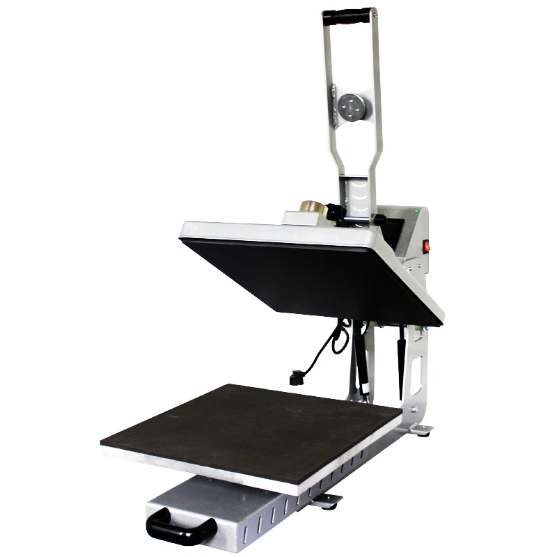 Auto Open Higher Level LCD Controller CE Tested Heat Press Machine Can Insert T-shirt Printing Machine 15x15inch