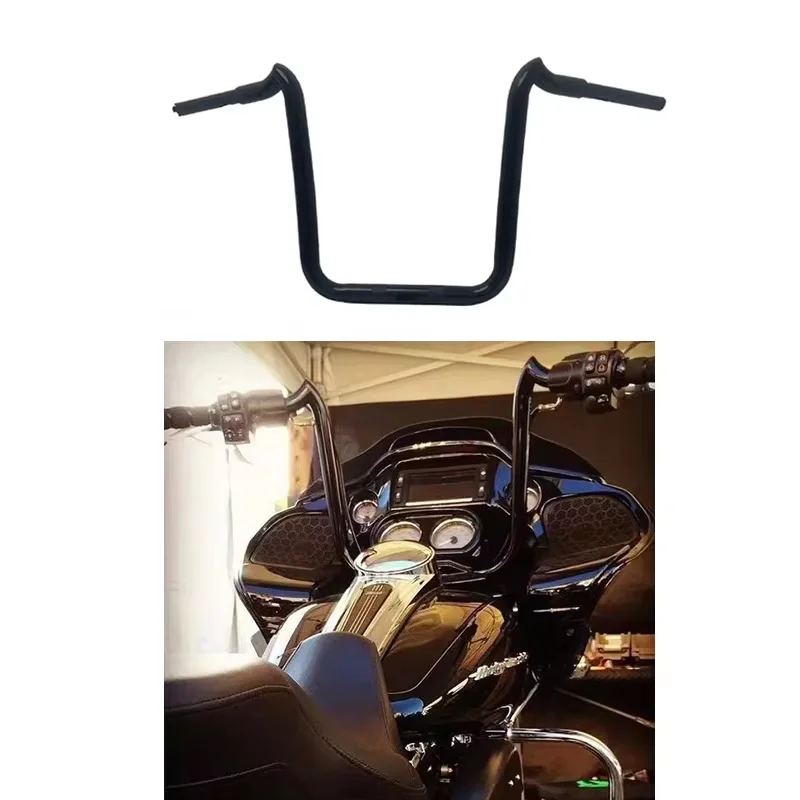

​Motorcycle Ape hanger handlebars 32mm 12 "14" 16 "inch modified handlebars for Harley dual light glide