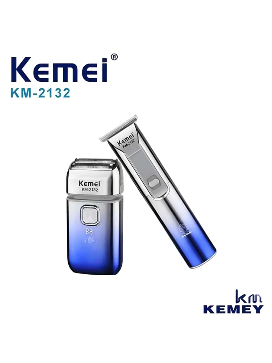 Professional Hair Clipper Hair Clipper Set Km-2132 Hair Clipper Electric Shaver