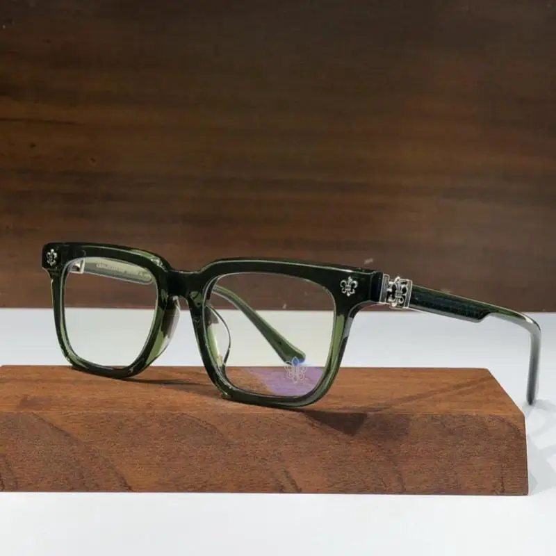 Fashion Square Acetate Men Women Eyeglass Frame CH8207 Personalized Literature Reading Glasses Myopia Prescription Glasses Gafas