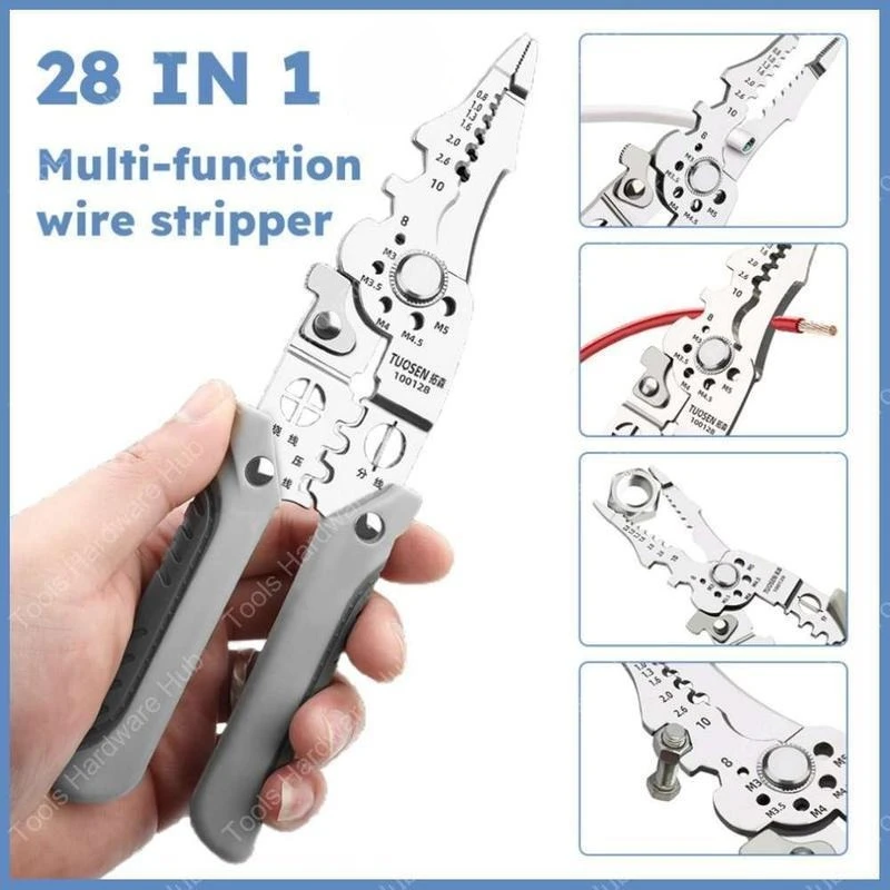 

Щипцы для резки кабеля, регулируемый автоматический инструмент для зачистки проводов, многофункциональные клещи для зачистки, обжимные клещи, ручной инструмент