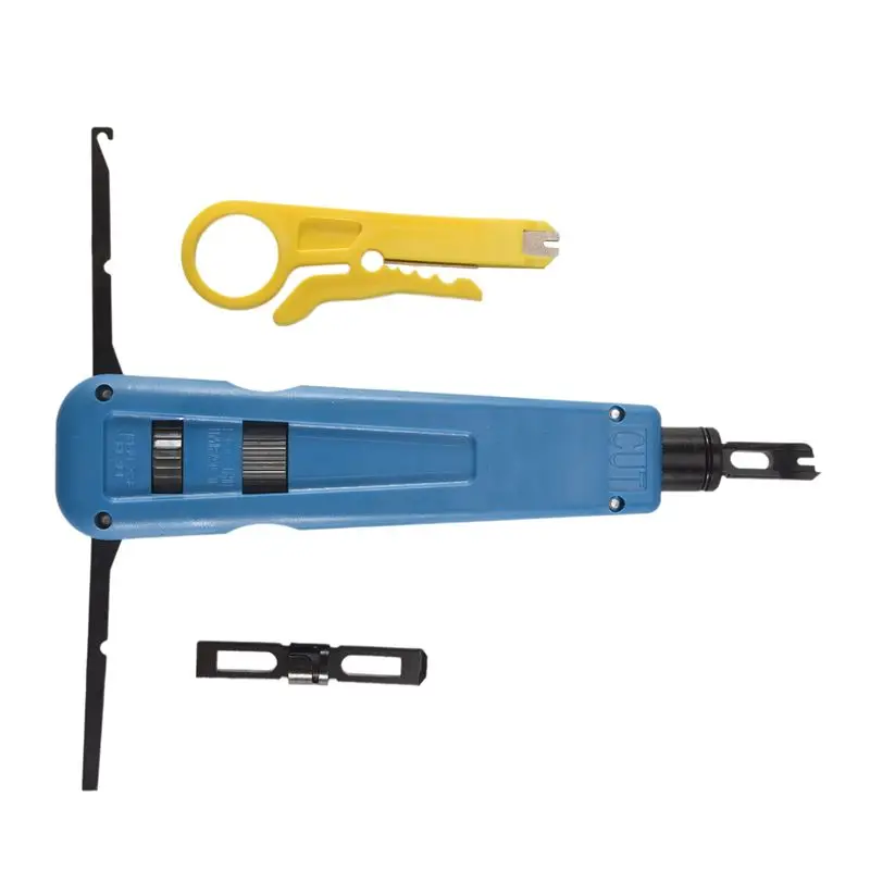 

Ударный инструмент ABHZ с лезвиями 110 и 66, инструменты для вставки ударных клемм телефона Cat6/Cat5e, сетевой кабель