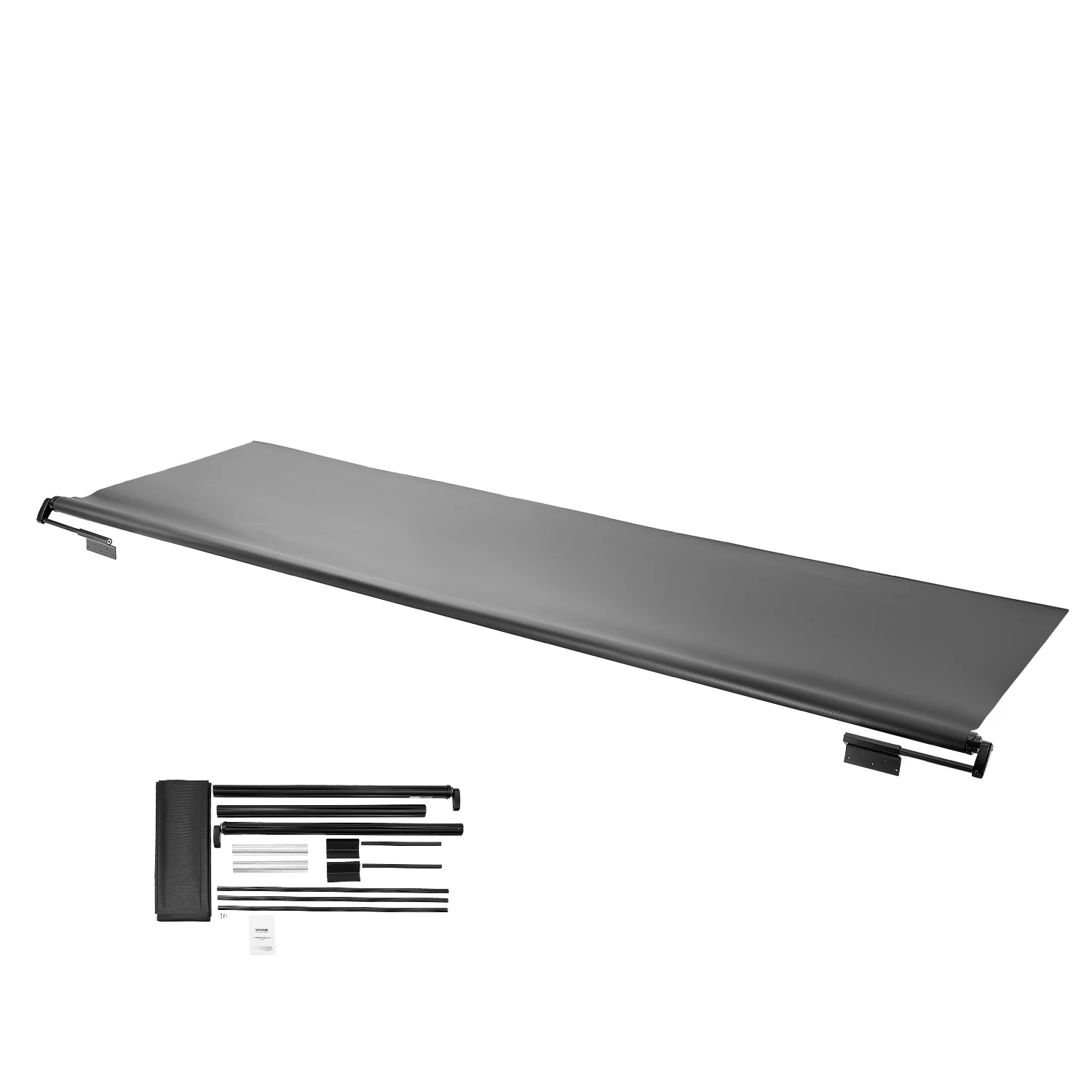 SucceBuy Camper Awning Fabric Replacement7-13FTHeavy Duty Slide Topper Awning with Stainless Steel Material Fit for RV&Motorhome