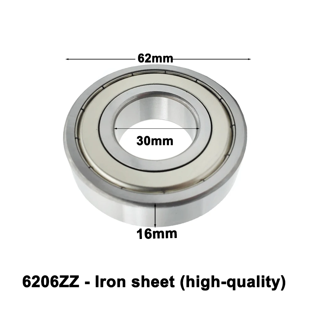 Rodamiento de bolas de precisión de alta velocidad, 6200, 6201, 6202, 6203, 6204, 6205, ZZ2RS, 2rz