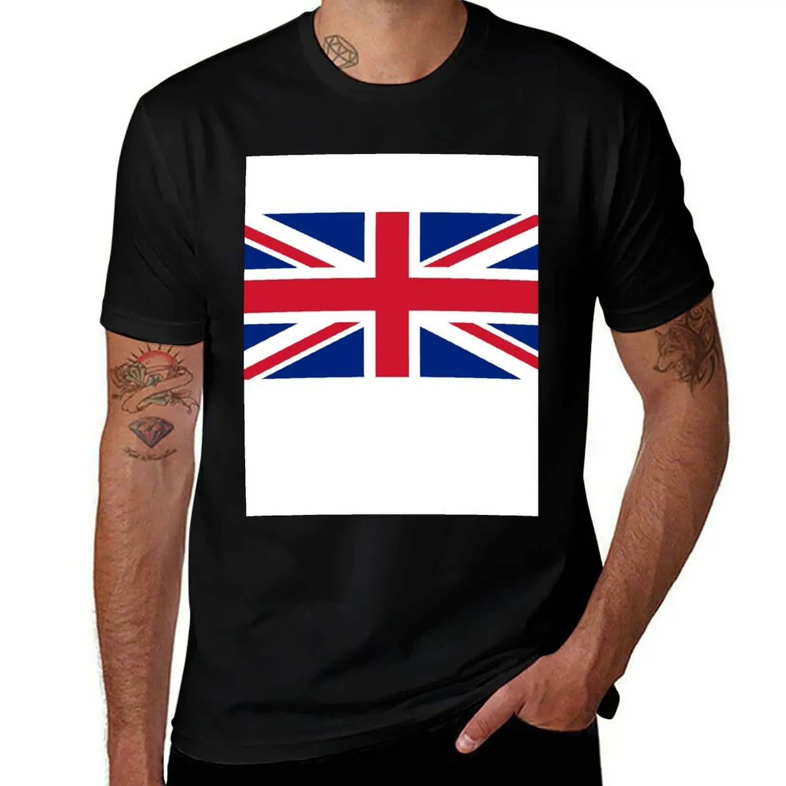 Union Jack Flag / Union Flag British UK Great Britain T-Shirt t shirts for man pack cotton T-Shirt