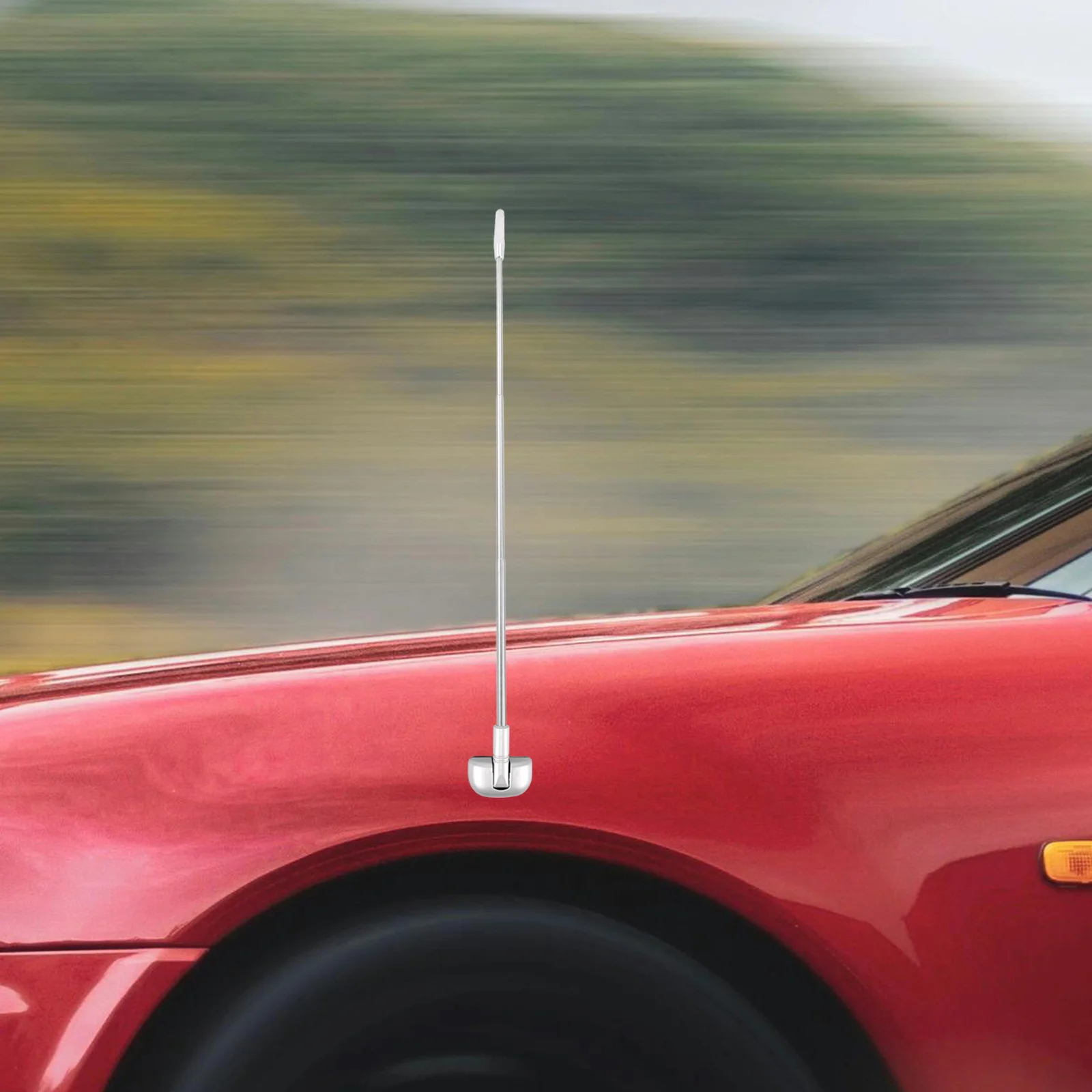 

Adjustable Telescoping 3 Section Car Corner Antenna Pole Bumper Parking Guide Protector Enhancing Driving Safety