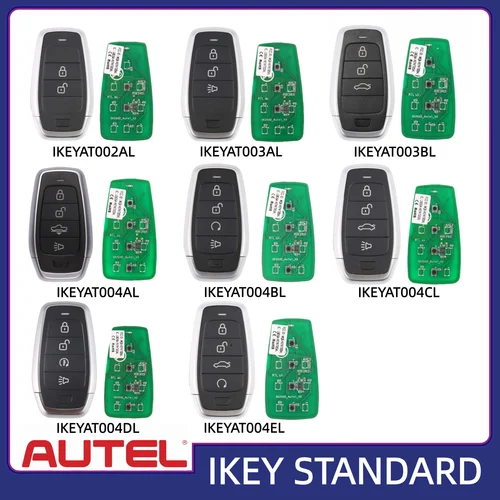 Imagen 1 del producto Autel IKEYAT004CL Llave remota inteligente universal independiente 4 botones