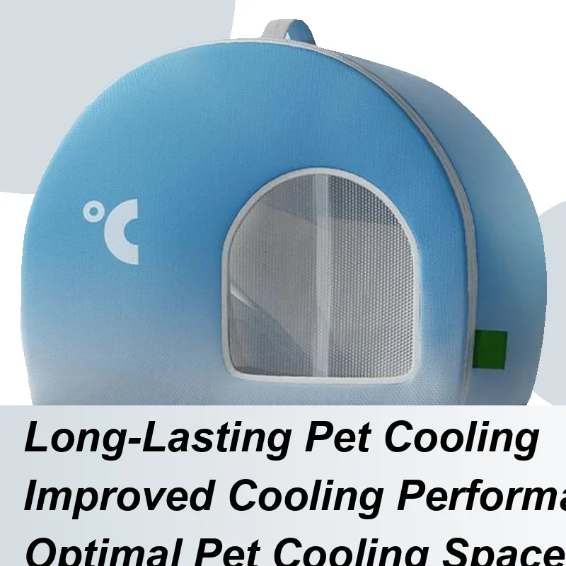 

Cooling Outdoor Cat House Foldable Cats Dogs Cooling House High-Efficiency Long Lasting Coolness Intelligent Pet Home For Park