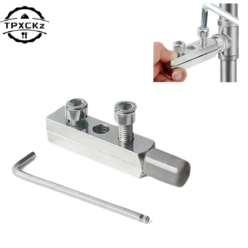 

Home Plumbing Angle Valve Repair Tool Water Pipe Maintenance Broken Wire Extractor Faucet Remover Threading Tool for Home Use