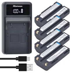 7.4V 2600mAh Battery akku+LED Charger 54344 for Trimble 54344,29518,46607,52030,38403,R8,5700,5800,R6,R7,R8,Pentax D-LI1