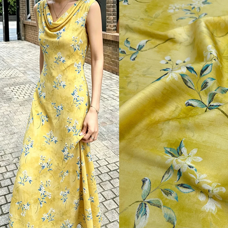tessuto-elastico-in-seta-con-stampa-floreale-per-abiti-estivi-pantaloni-e-pigiami-giallo-dorato-morbido-larghezza-140cm-19mm-materiale-per-cucito-fai-da-te-fr6950