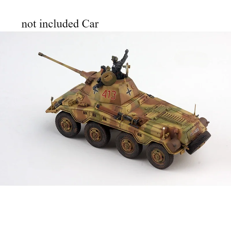 1/72 Germany 234 America Train 2 Soldiers Resin Figure Model Collection Toys Display Sence Accessories (not Including Car)