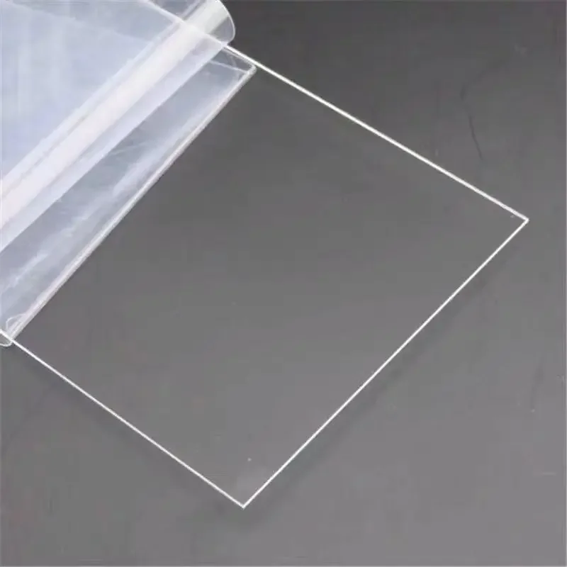 2PCS Transparent acrylic blanks plexiglass cut die plate  plastic custom methacrylate sheet 3mm 4mm 5mm