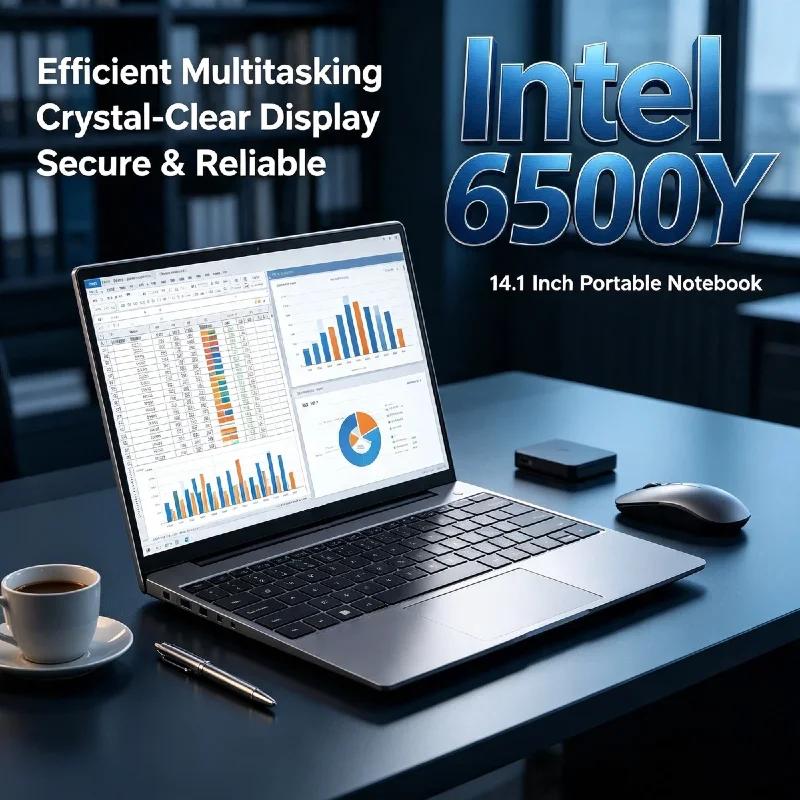 Intel 6500Y 14.1 Inch Laptop 2C4T 1.1GHz 3.4GHz Boost 32GB RAM 2TB PCIe SSD 5000mAh Backlit Fingerprint V30 A1 Max