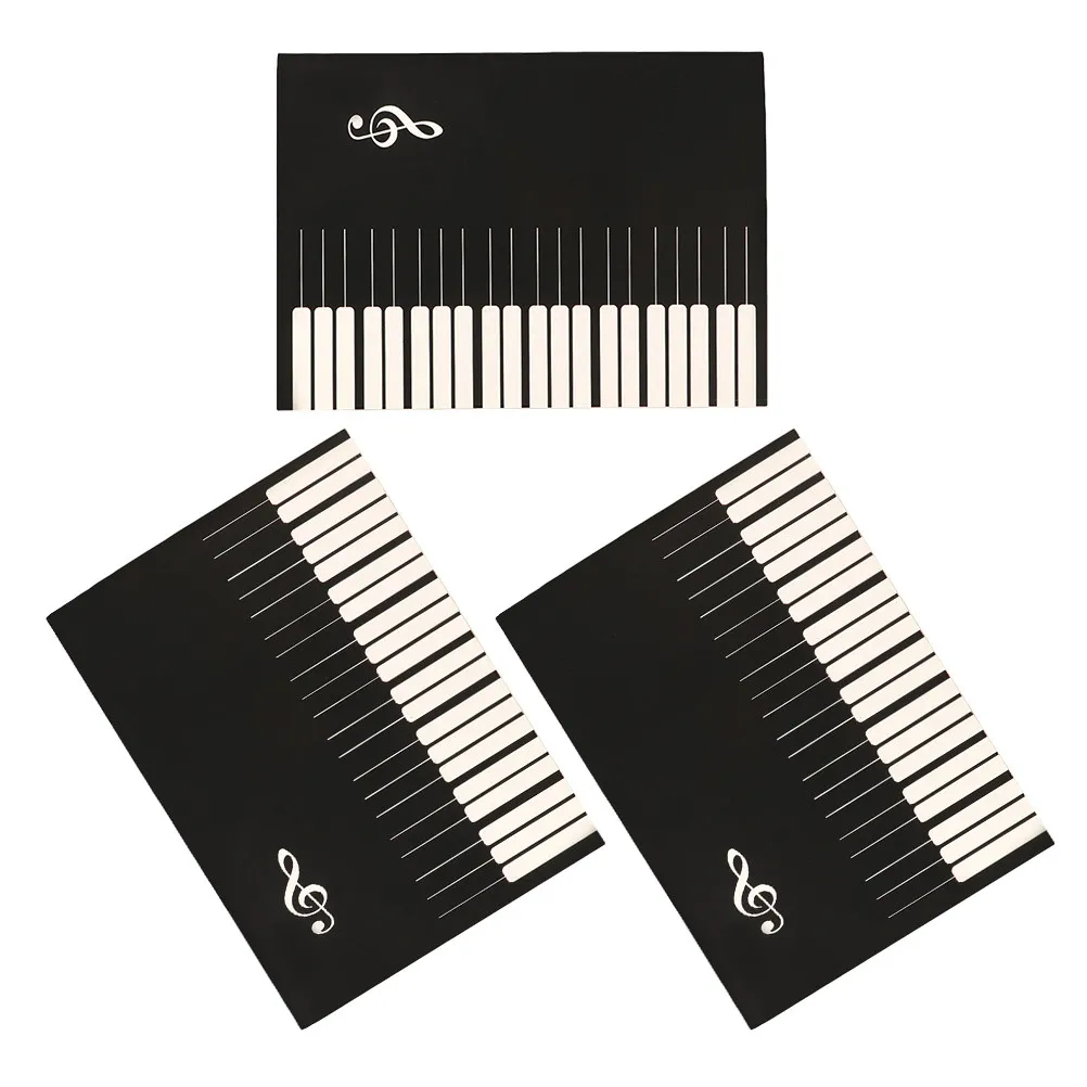3Pcs Guitar Piano Stave Notebook Music Paper Notebook for Practice Music Notation Manuscript Composition Book Chord Book