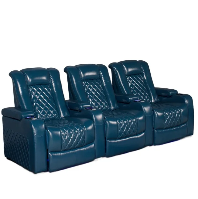 

Comfortable Leather Recliner Sofa Set Furniture Sets Chesterfield Sofa