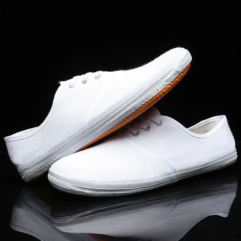 Classic Cheap Canvas Shoes Men Women Casual Flat Shoes Breathable Loafers Espadrilles White Canvas Sneakers Men Vulcanized Shoes