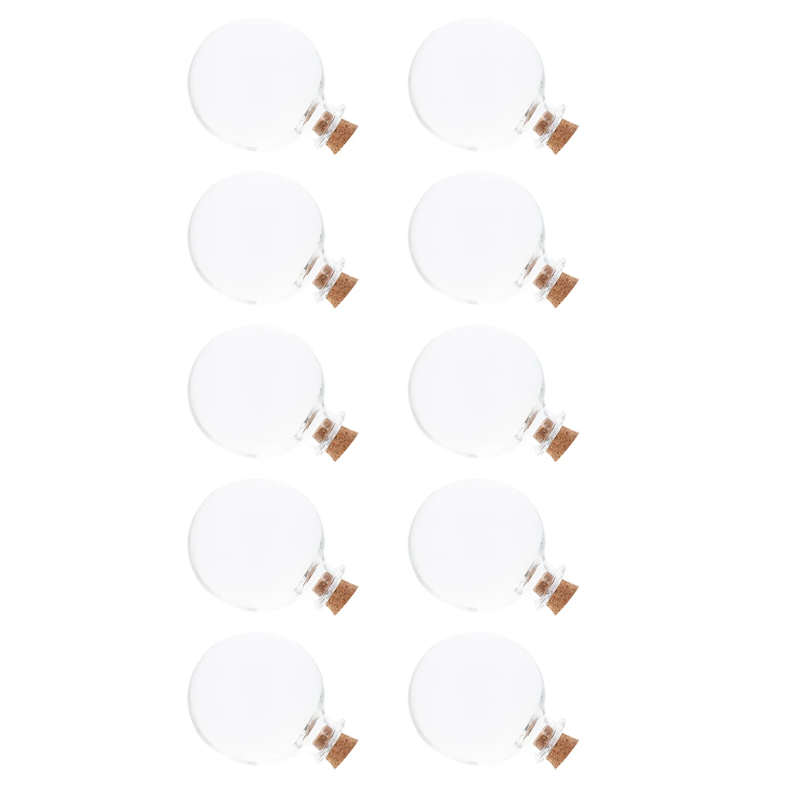 

10Pcs Hanging Perfume Bottle Car Pendant Glass Wood Refillable Air Freshener Decoration DIY Pendant DIY Accessory
