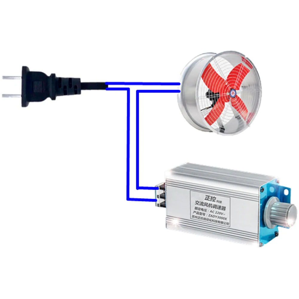 

High Power Speed Controller Speed Voltage Temperature Regulator Stepless Speed Switch for Motor Power Tool Heater