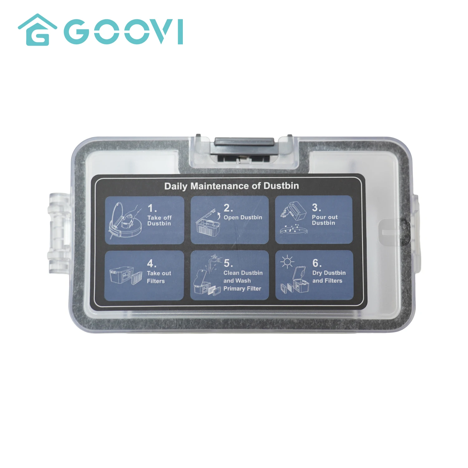 GOOVI-Boîte à poussière pour aspirateur robot BR151/G20, collecteur de poussière