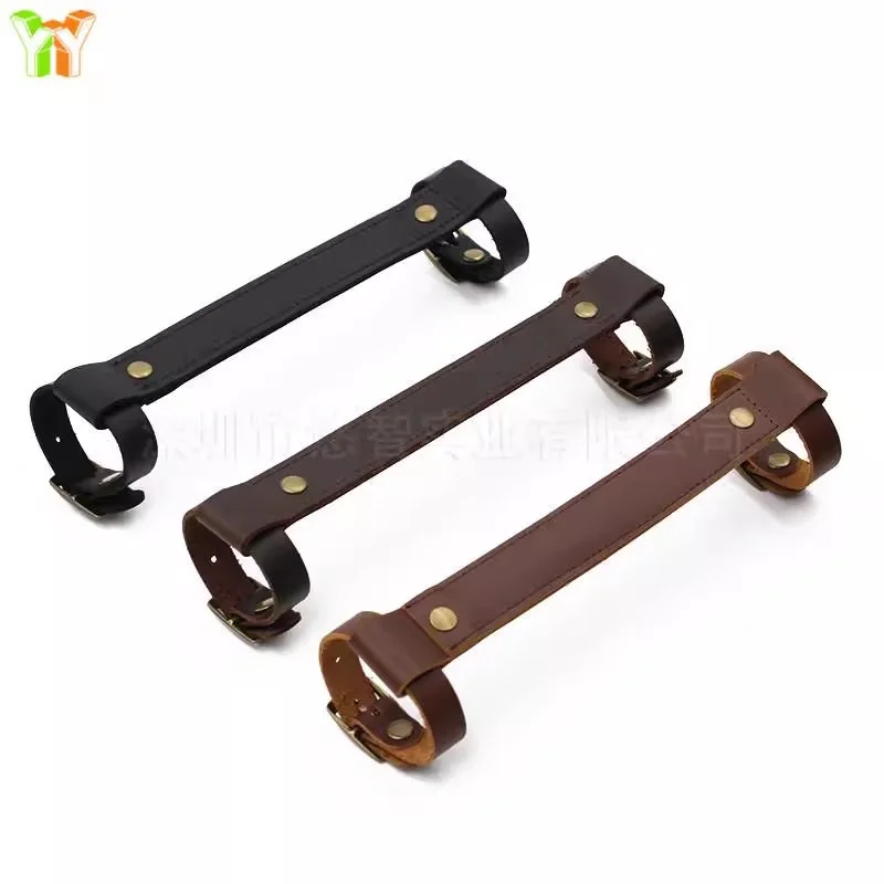 

Складная ручка из воловьей кожи для переноски велосипеда, аксессуар для балансировочного велосипеда