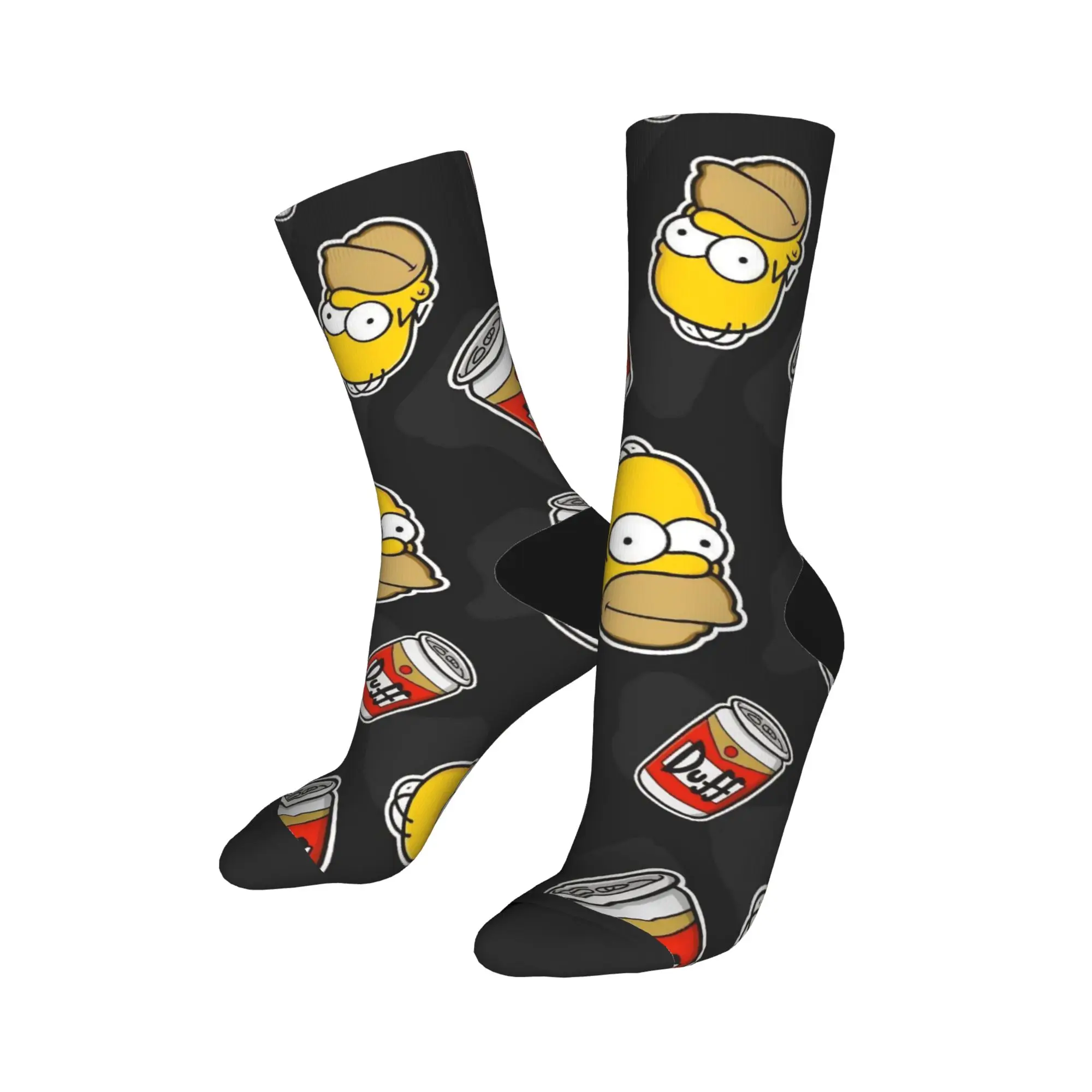 Winter Warm Fashion Unisex S-Simpson Socks  Non-slip Soccer Socks