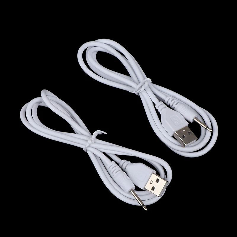 14/15/16/17/19 mm USB To DC 2.5 Vibrator Charger Cable for Rechargeable Adult Toys Vibrators Massagers Accessories