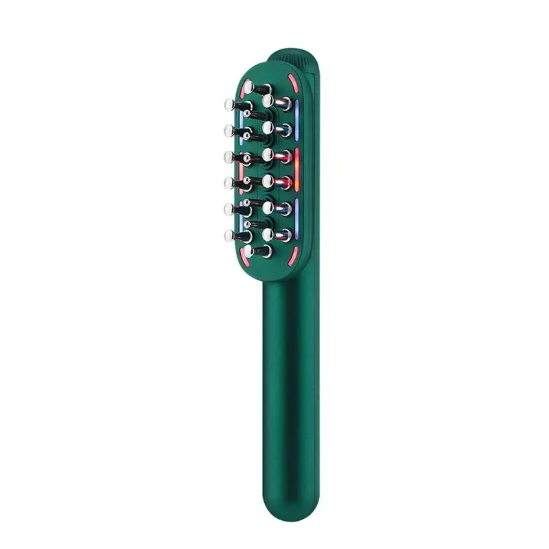 【b25b-】ヘアledブラシ-電動レーザー脱毛マッサージセラピー-赤外線rf赤色光emsマッサージャー