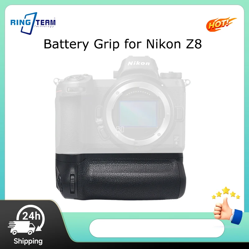 MB-N12 Vertical Battery Grip for Nikon Z8 Works with EN-EL15C EN-EL15B EN-EL15A High-Speed Shooting for Outdoor Photography