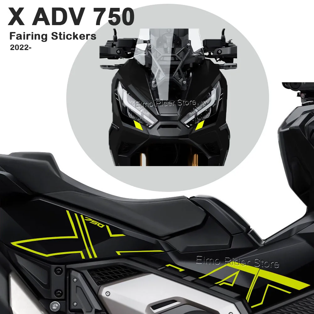 

X-ADV 750 For Honda X-ADV 750 X ADV 750 2021 2022 2023 2024 PVC Anti-Scratch Protection Stickers Kit Motorcycle Body Decals