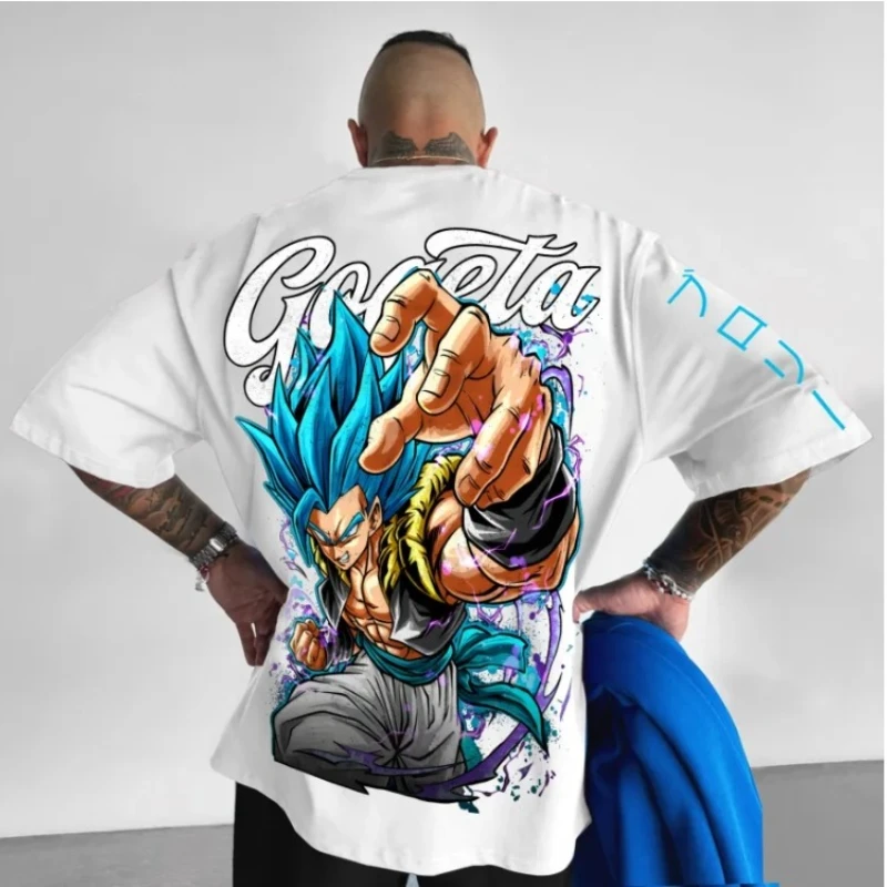 

2025 Dragon Ball Joint T-shirt Genuine Authorization Sun Wukong Pure Cotton Short-sleeved Couple Round Neck Trendy Brand