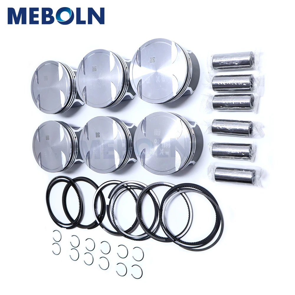 STD 6 Pcs Engine Piston & Piston Ring Set For Mercedes-Benz M272 3.5L W203 W204 CL203 S203 S204 Car Accessories OE A2720308917